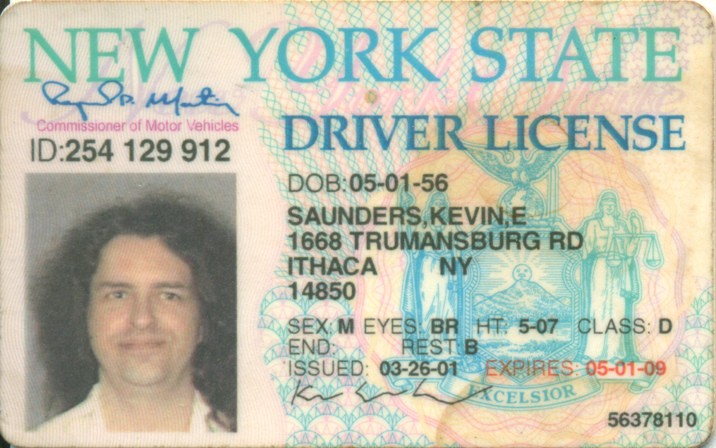 ./2001-03-26 - Kevin Eric Saunders - NYS Driver's License.jpg